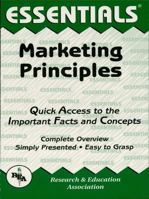 cover image of Marketing Principles Essentials